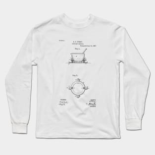 Patent Drawing Long Sleeve T-Shirt